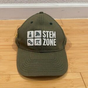 Green and khaki Oakland A's Athletics Baseball MLB Stem Zone Hat